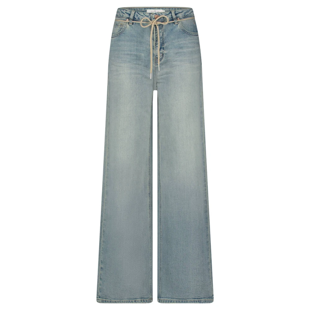 Circle of Trust Wide Leg Denim Jeans Blue Dames