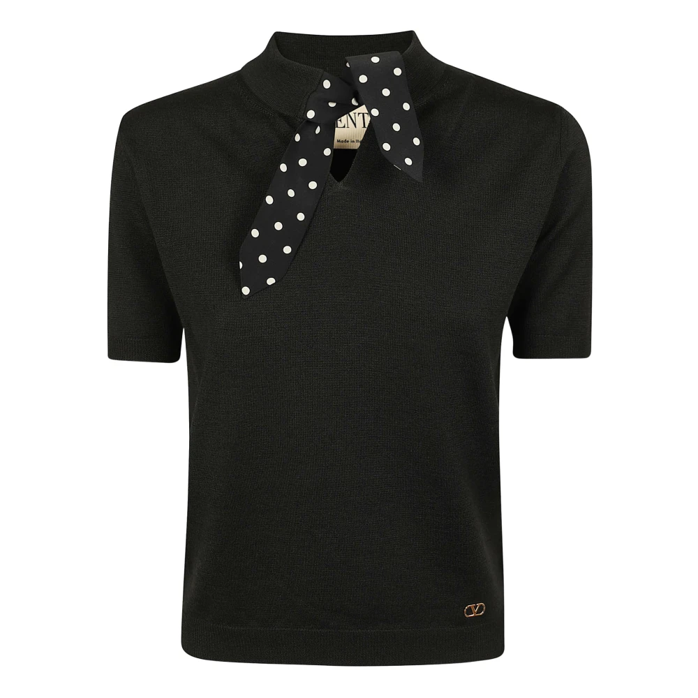 Valentino Garavani , Damen, Strickwaren, Schwarzk, S
