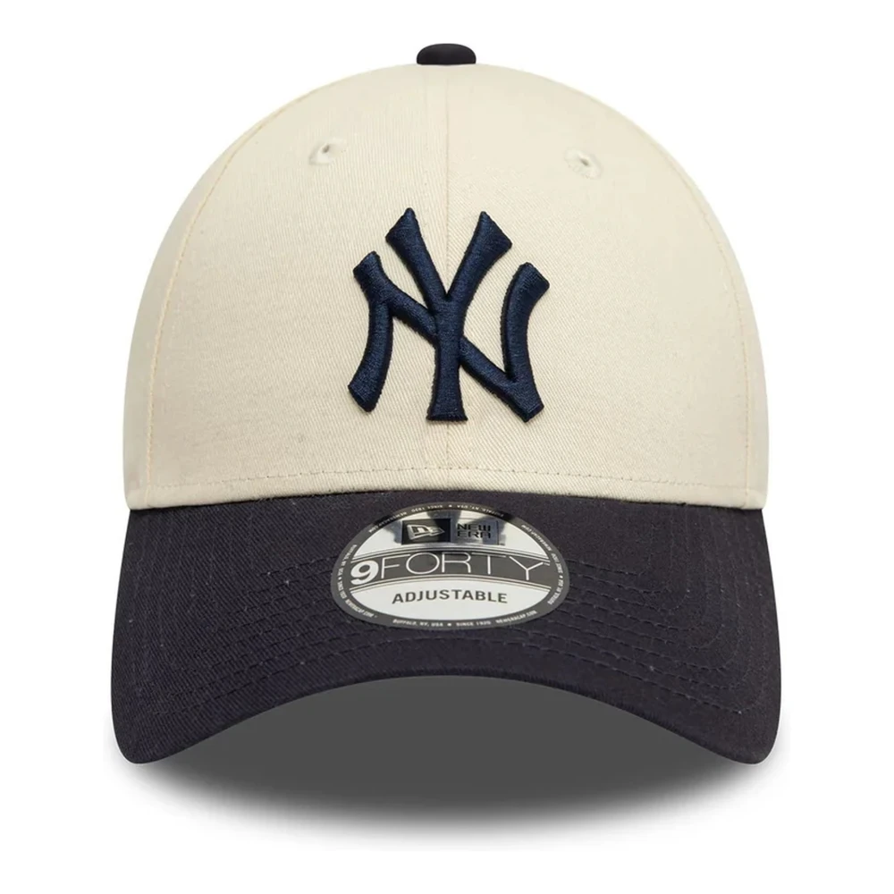 new era Beige Yankees Kleurblok Pet Beige Heren