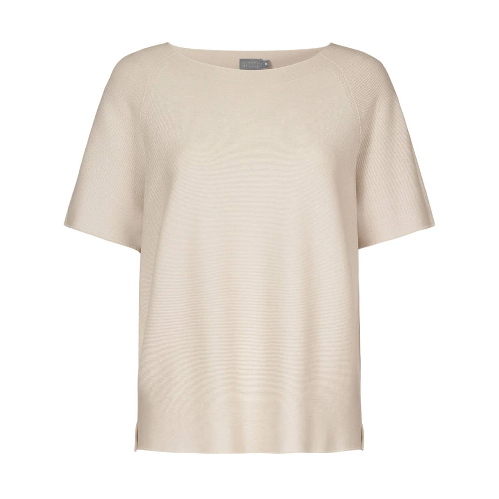 No man's land Korte Mouw Sweater Pullover Beige Dames