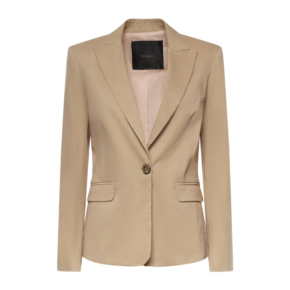Pinko Women's Beige Blazers - Blazers - Xs - Jackets