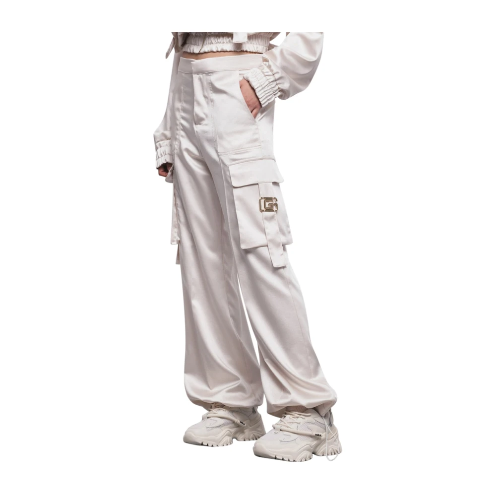 Trousers > Wide Trousers - - Gaëlle Paris - Modalova