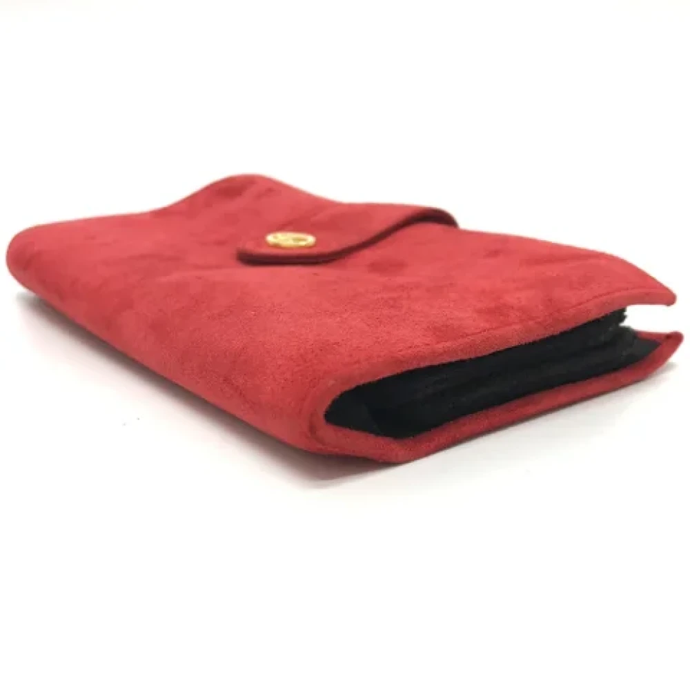 Celine Vintage Pre-owned Leather home-office Red Dames