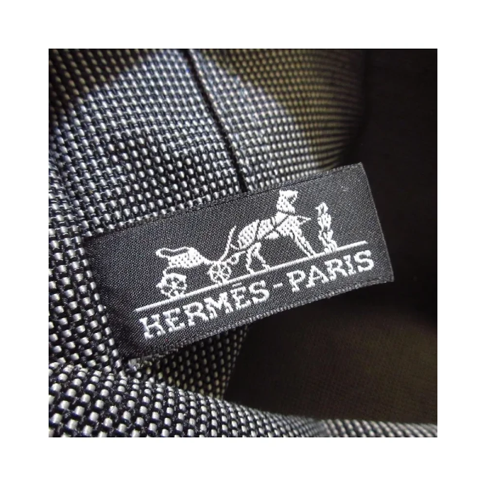 Hermès Vintage Pre-owned Plastic backpacks Gray Dames