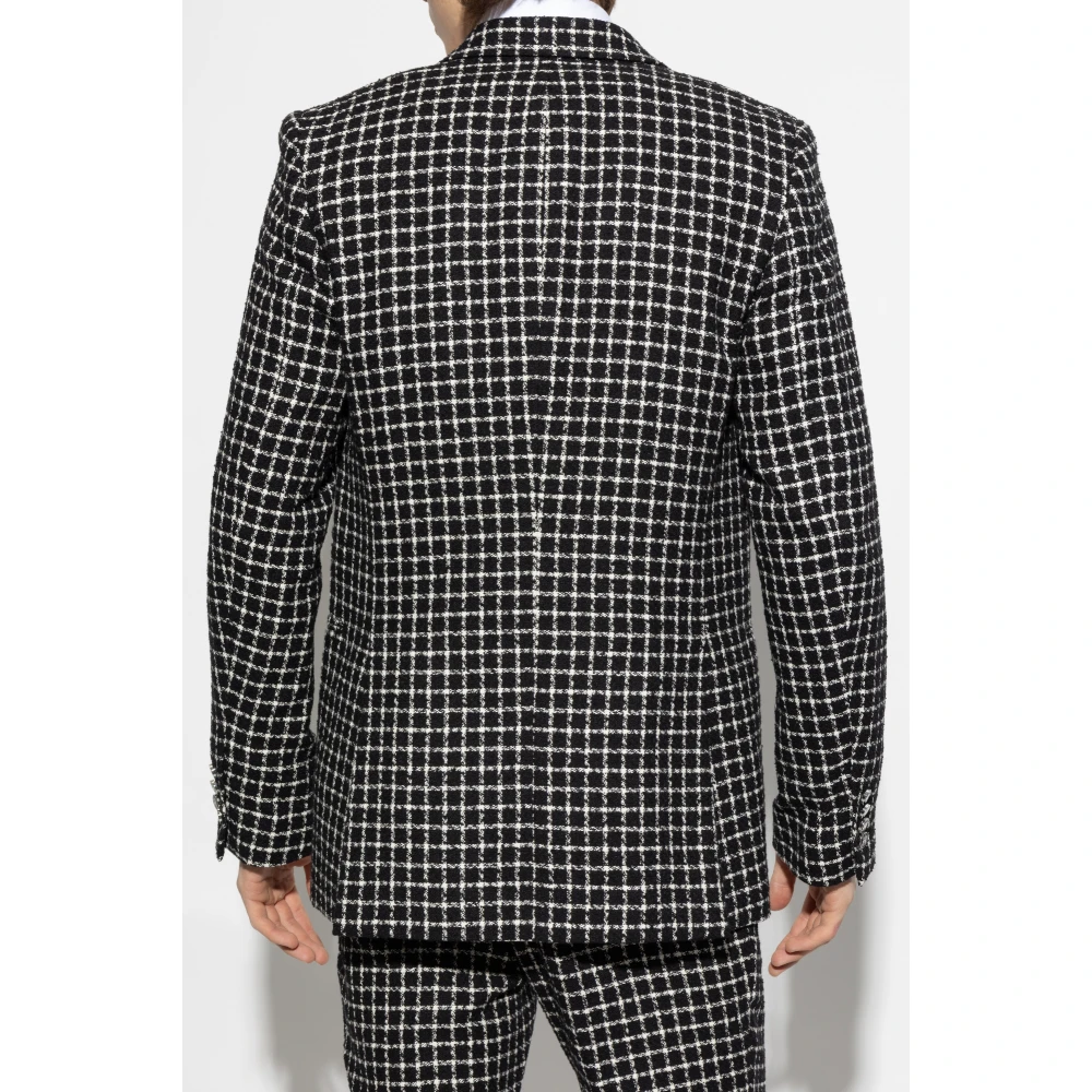 Amiri Blazer met ruitpatroon Black Heren