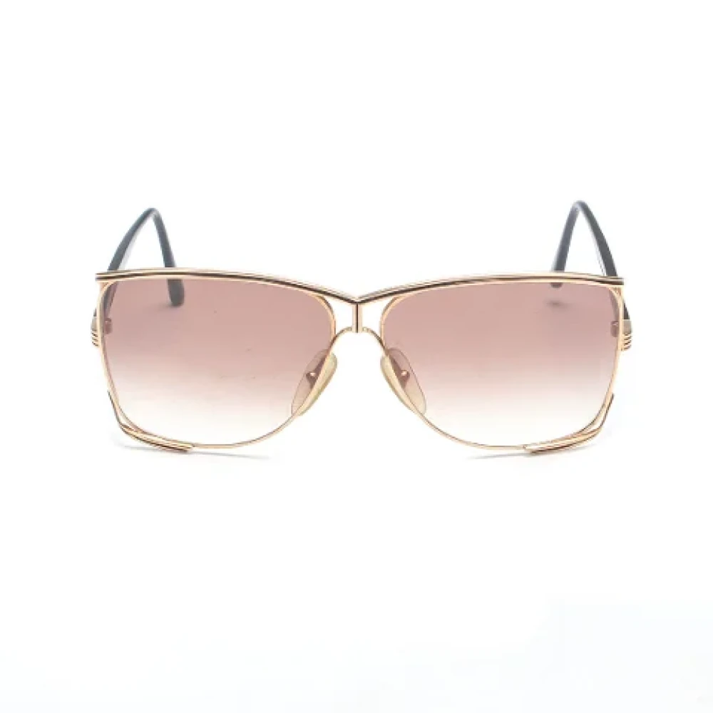Dior Vintage Pre-owned Plastic sunglasses Brown Dames