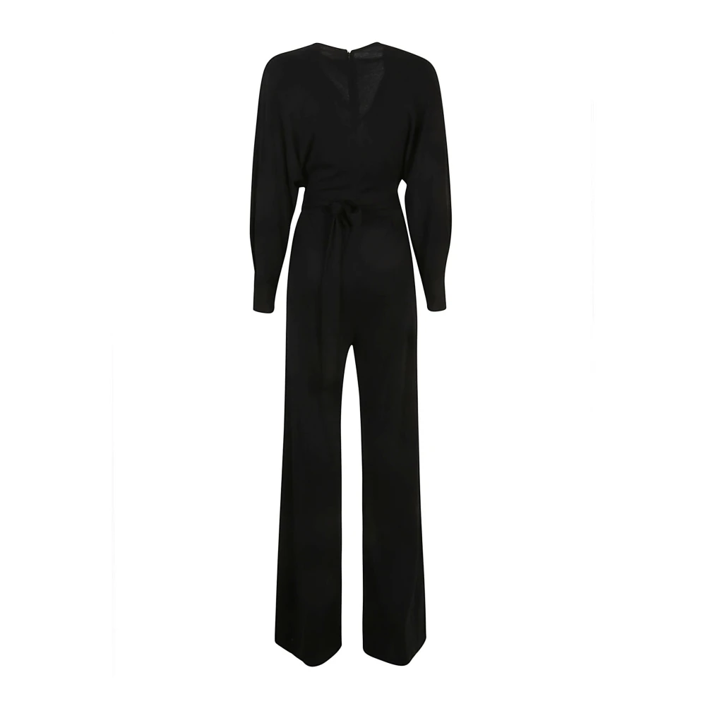 Diane Von Furstenberg Zwarte Wollen Jurk Gemaakt in China Black Dames