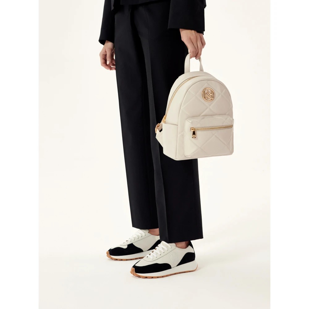 Kazar Gewatteerde rugzak in casual stijl Beige Dames