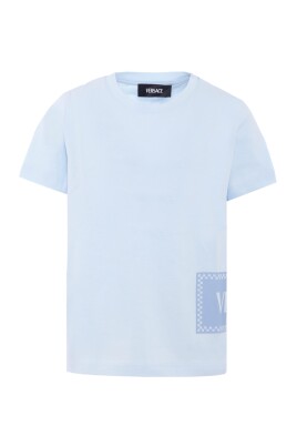 t-shirt-col-rond-avec-logo-vintage-bleu-clair