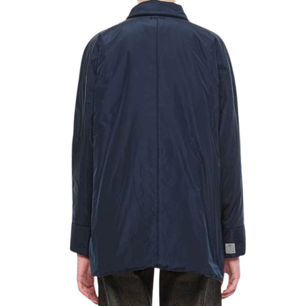 Max Mara Blauwe Jassen The Cube Greenca Overhemdjasje Blue Dames