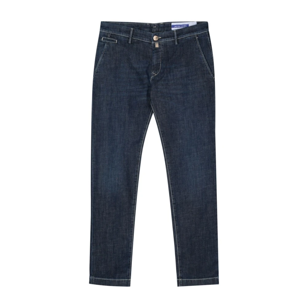 Jacob Cohën Blauwe Casual Broek Blue Heren