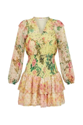Jolie Ruffled Mini Dress
