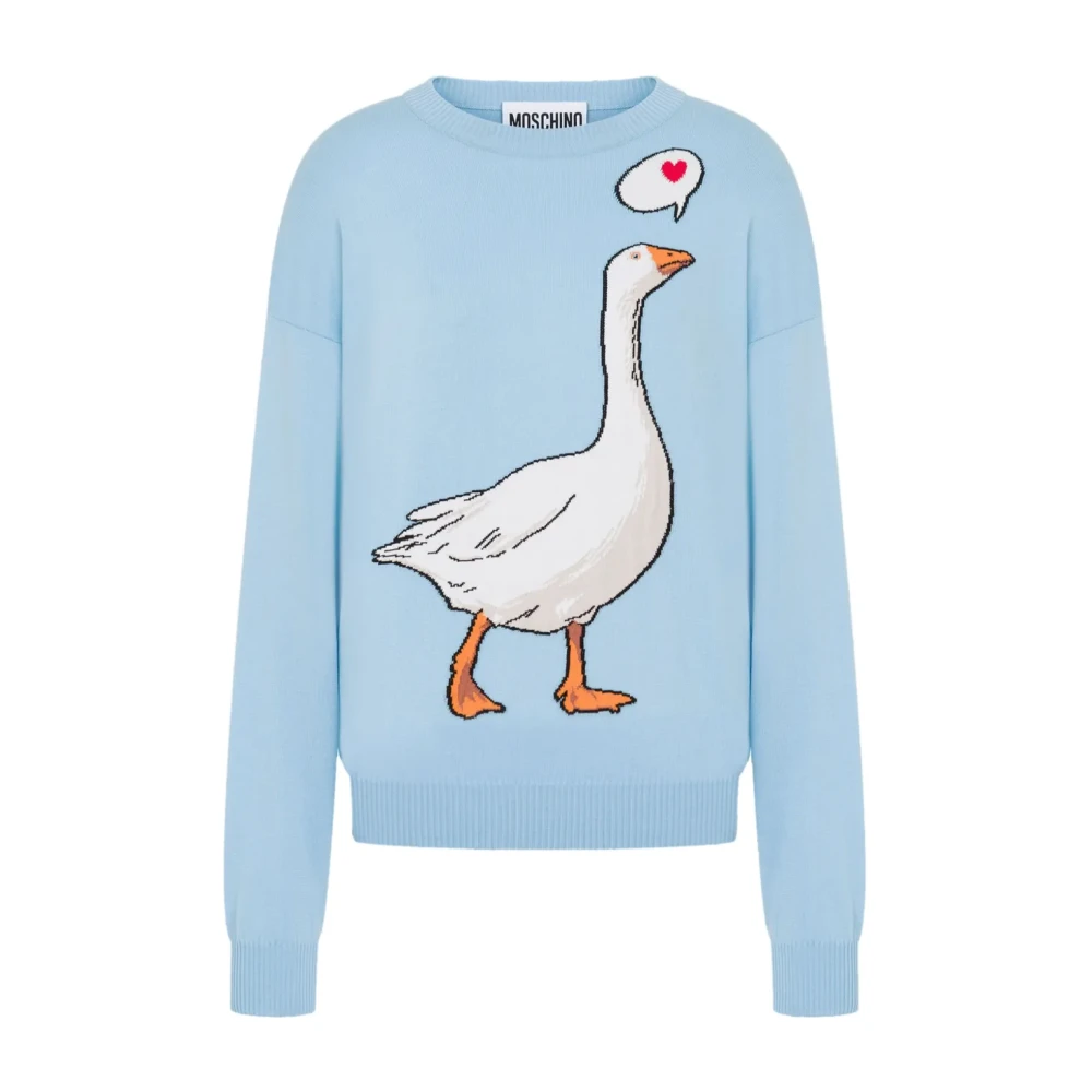 Knitwear > Round-neck Knitwear - - Moschino - Modalova