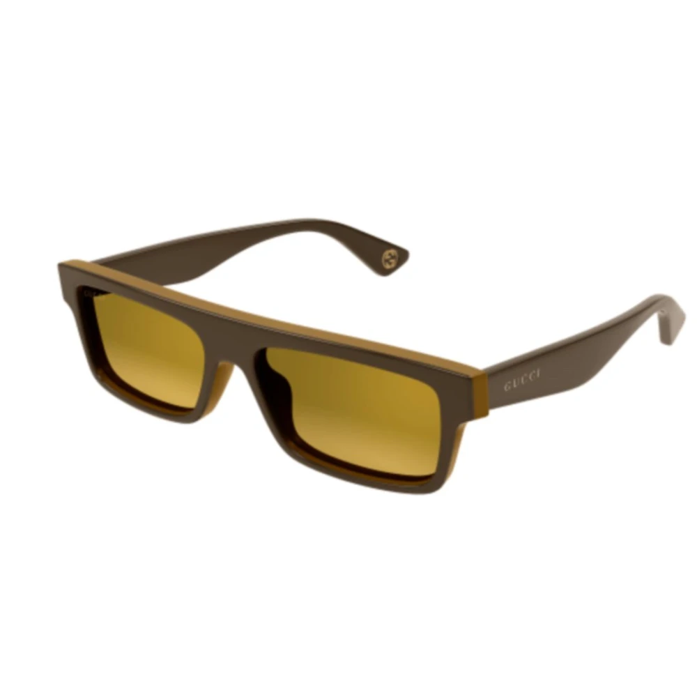Gucci Unisex Brown Sunglasses, 57 Mm, Squared Sunglasses