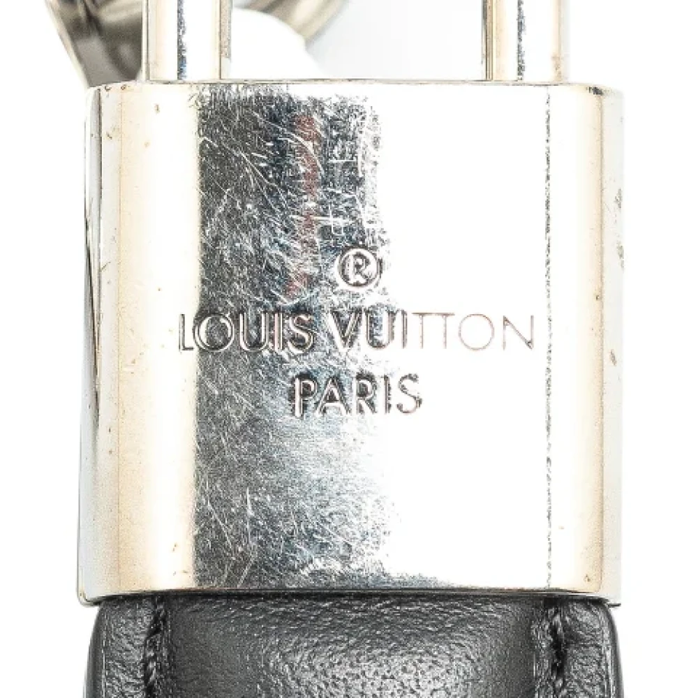 Louis Vuitton Vintage Pre-owned Leather key-holders Black Dames
