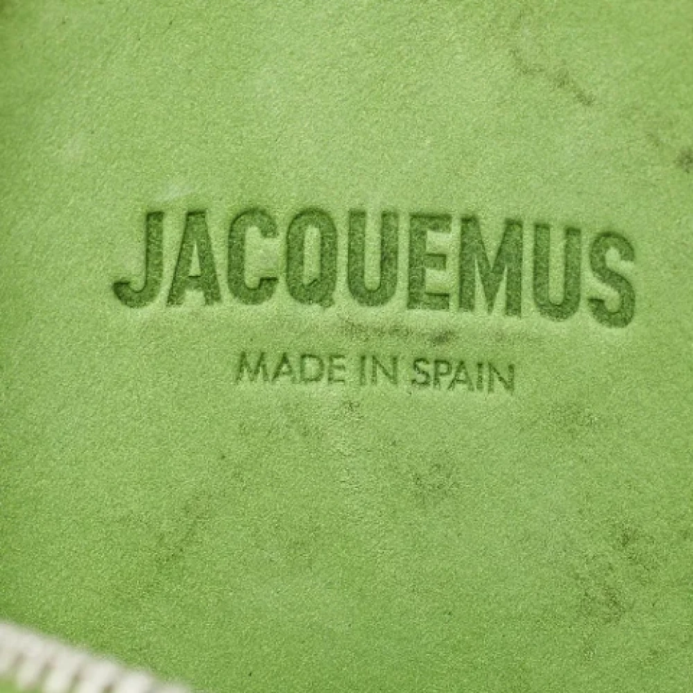 Jacquemus Pre-owned Suede wallets Green Dames