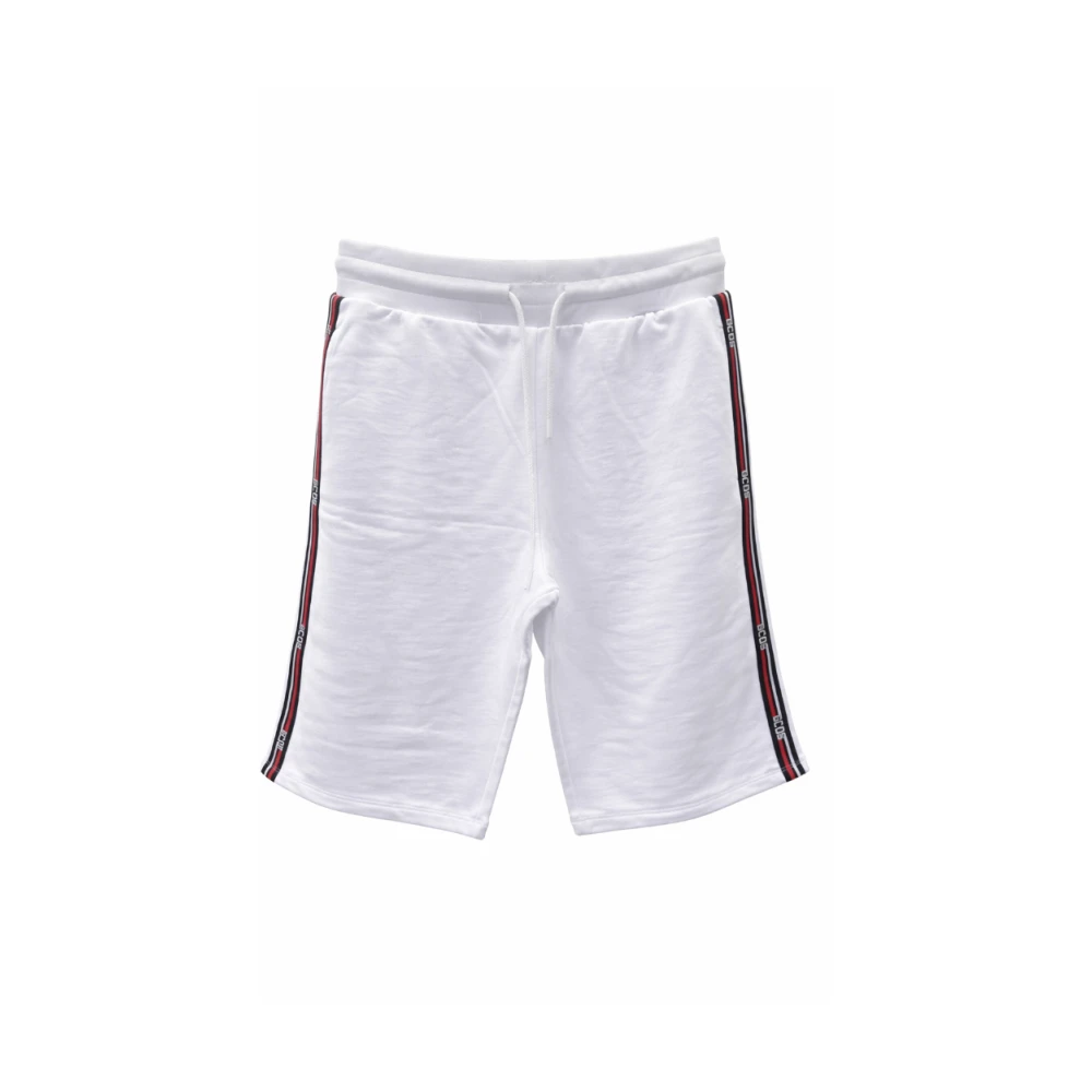 Gcds White Logo Tape Sweatshorts - Male - Casual Shorts - L - Shorts