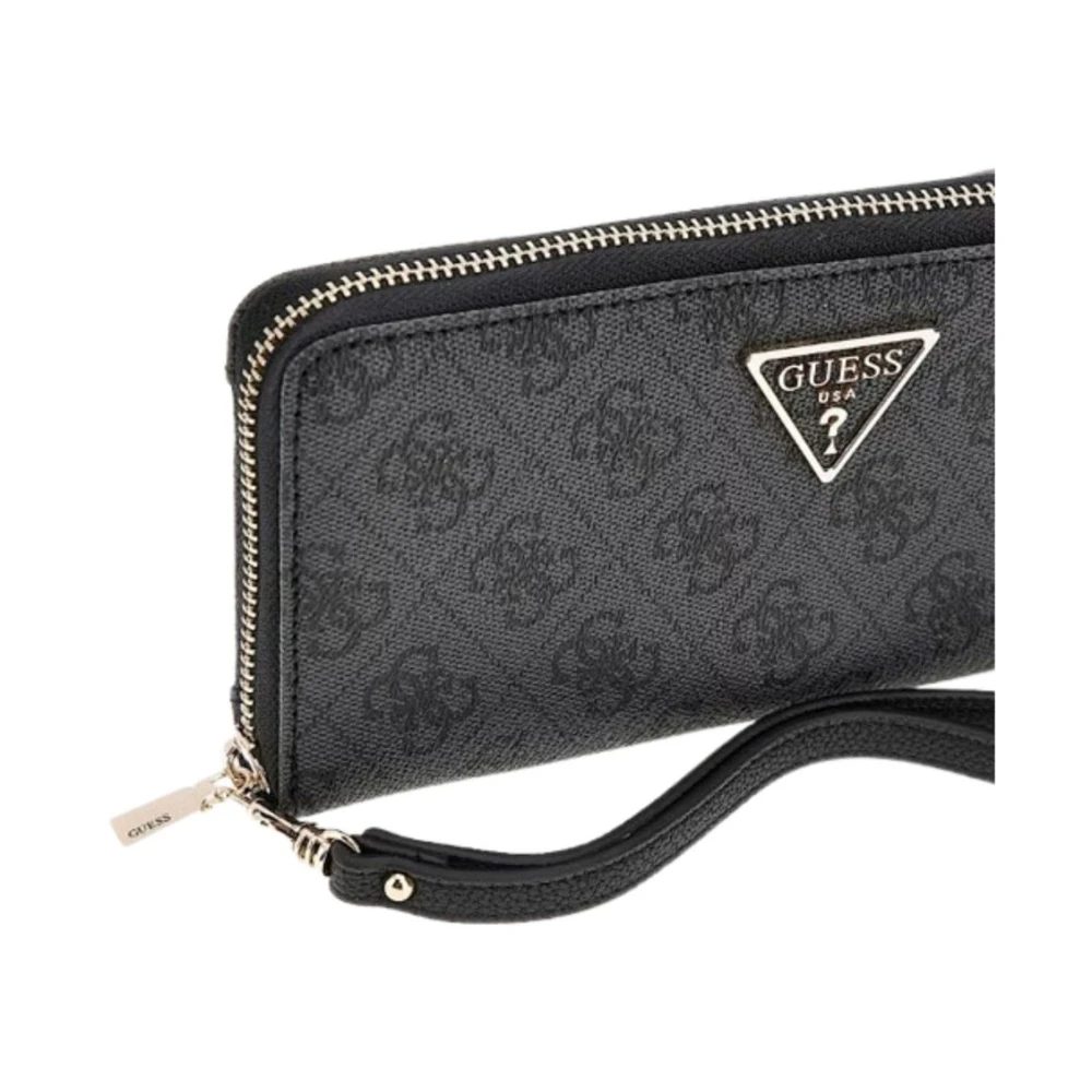 Guess Damesportemonnee Laurel Logo Black Dames