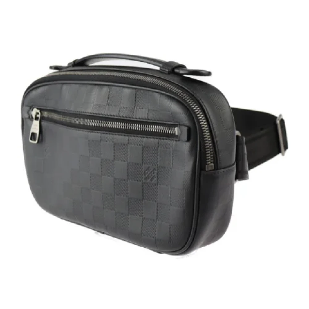 Louis Vuitton Vintage Pre-owned Fabric crossbody-bags Gray Dames