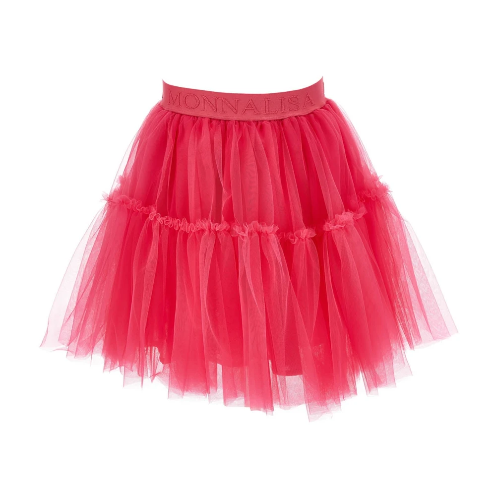 Monnalisa Girls Pink Kids Skirts, 2 Y, Tulle Skirt