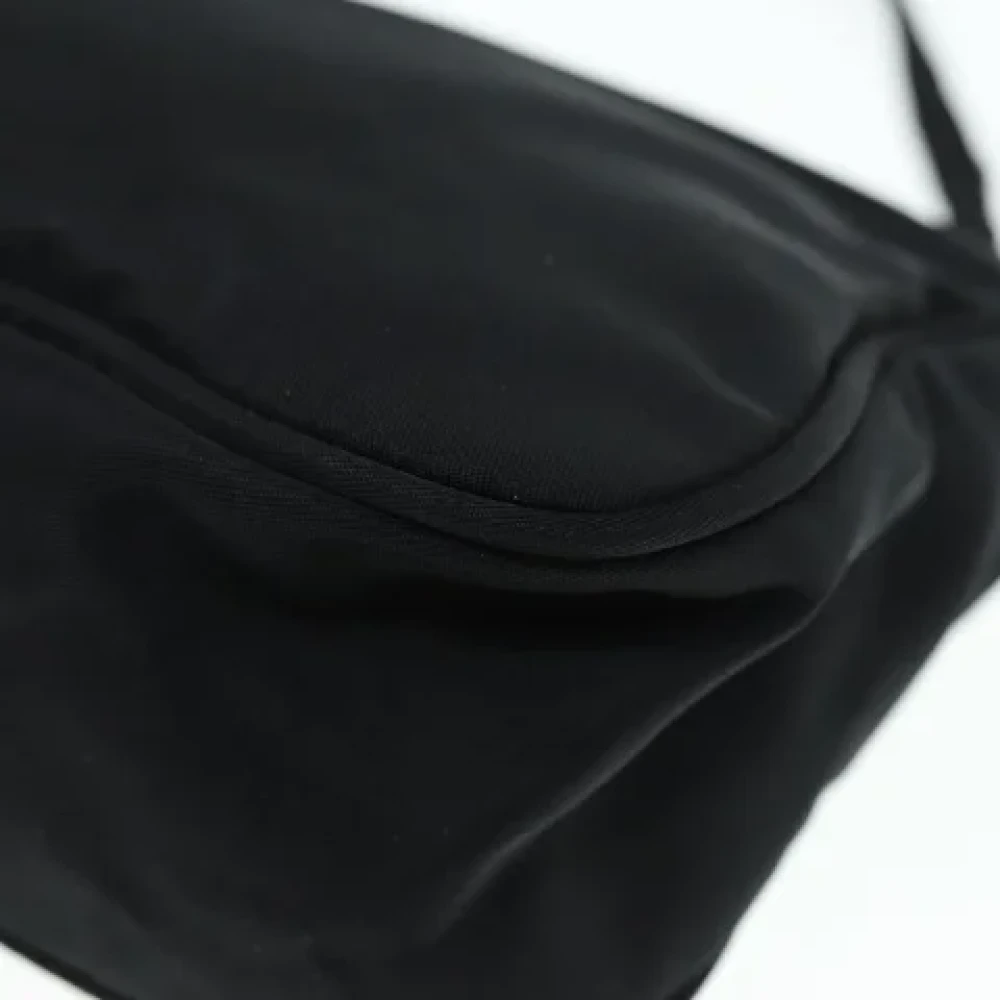 Prada Vintage Pre-owned Fabric clutches Black Dames
