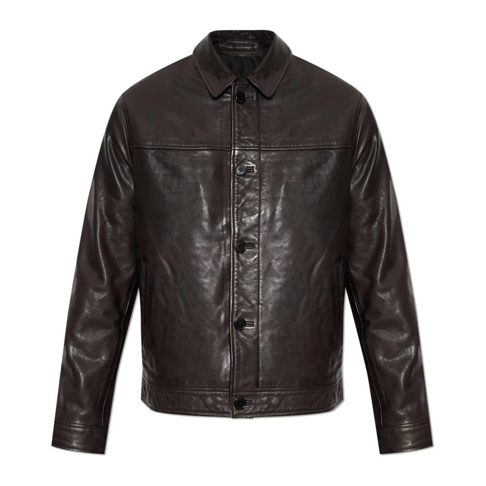 Allsaints - Nates Lederjacke - Jackets - Herren - Braun - M - Bild 3