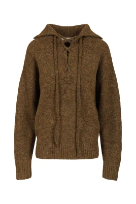 Phylia Lace-up Sweater