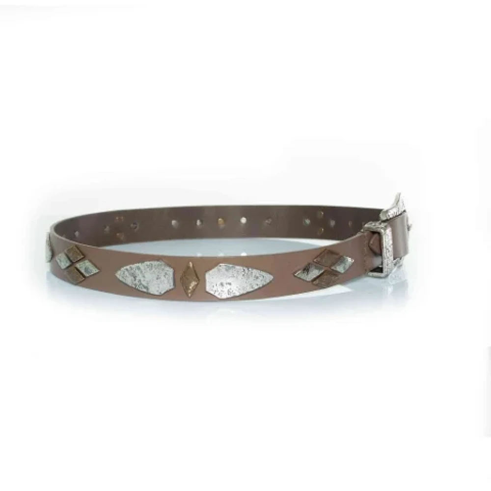 Isabel Marant Pre-owned Leather belts Brown Dames