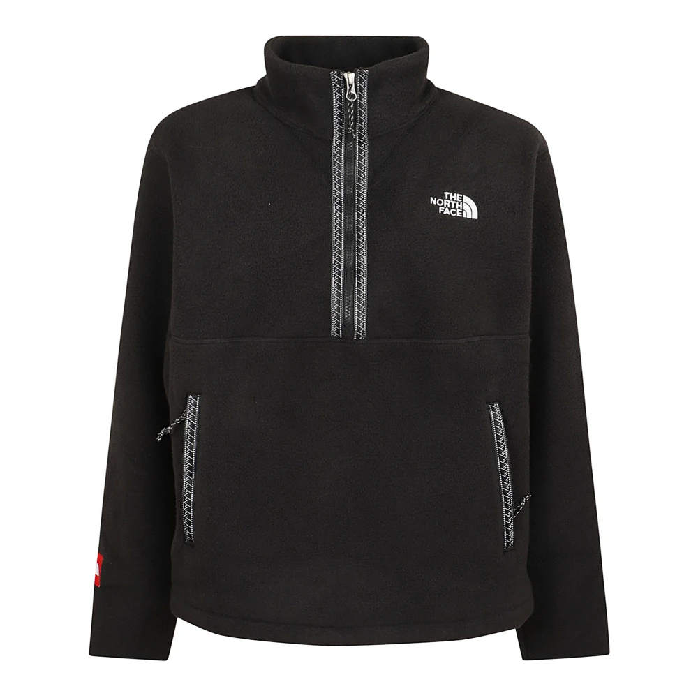 The North Face Zwarte Fleeski 1 4 Zip Pullover Black Heren