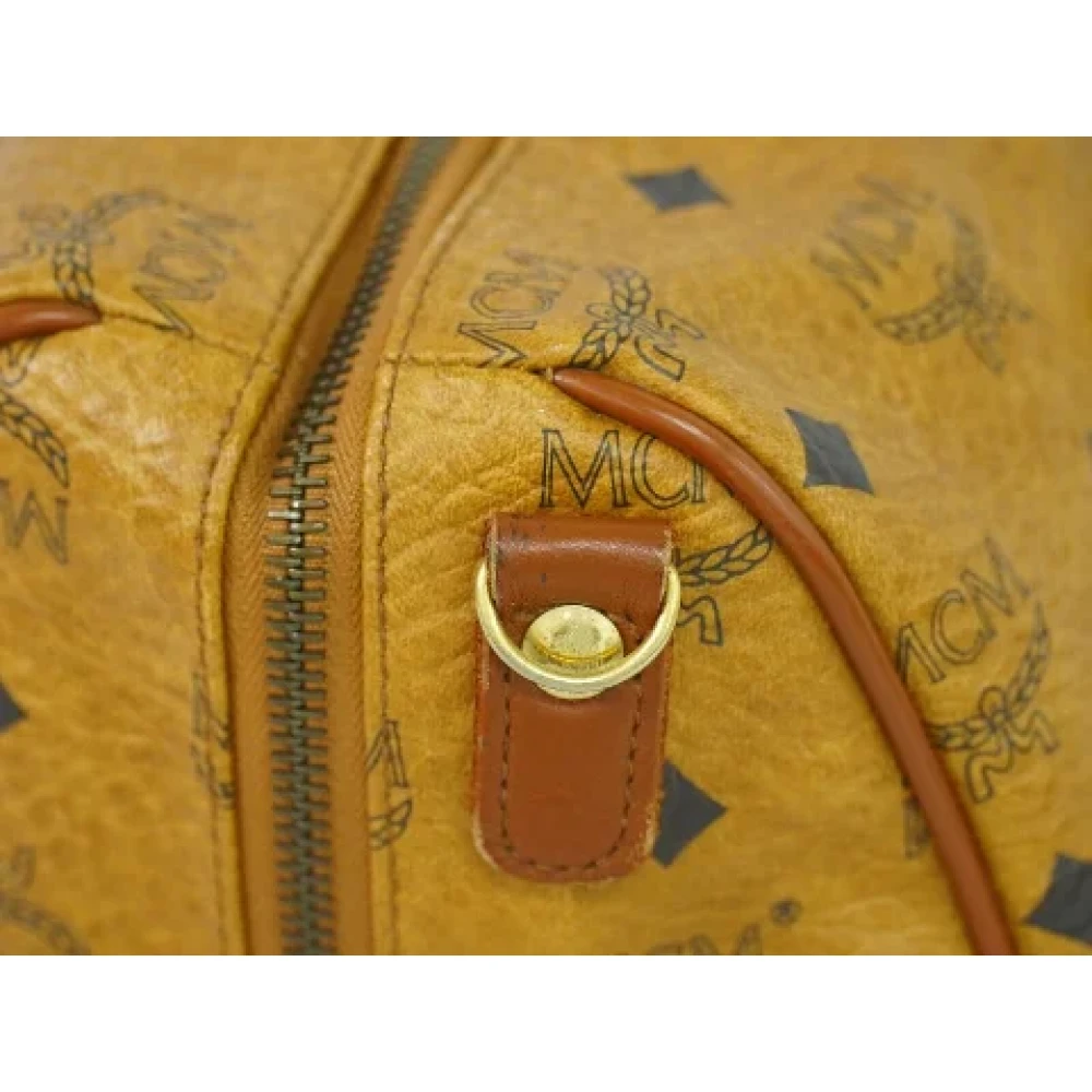 MCM Pre-owned Canvas handbags Brown Dames