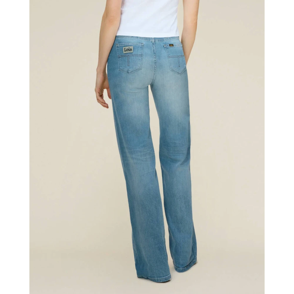 Lois Palazzo Jeans Blue Dames
