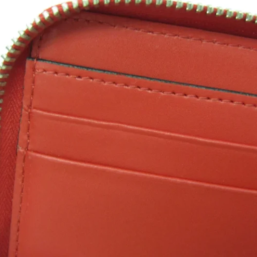 Valentino Vintage Pre-owned Leather wallets Red Dames