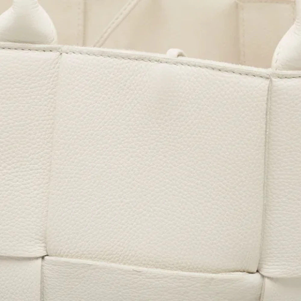 Bottega Veneta Vintage Pre-owned Leather totes White Dames