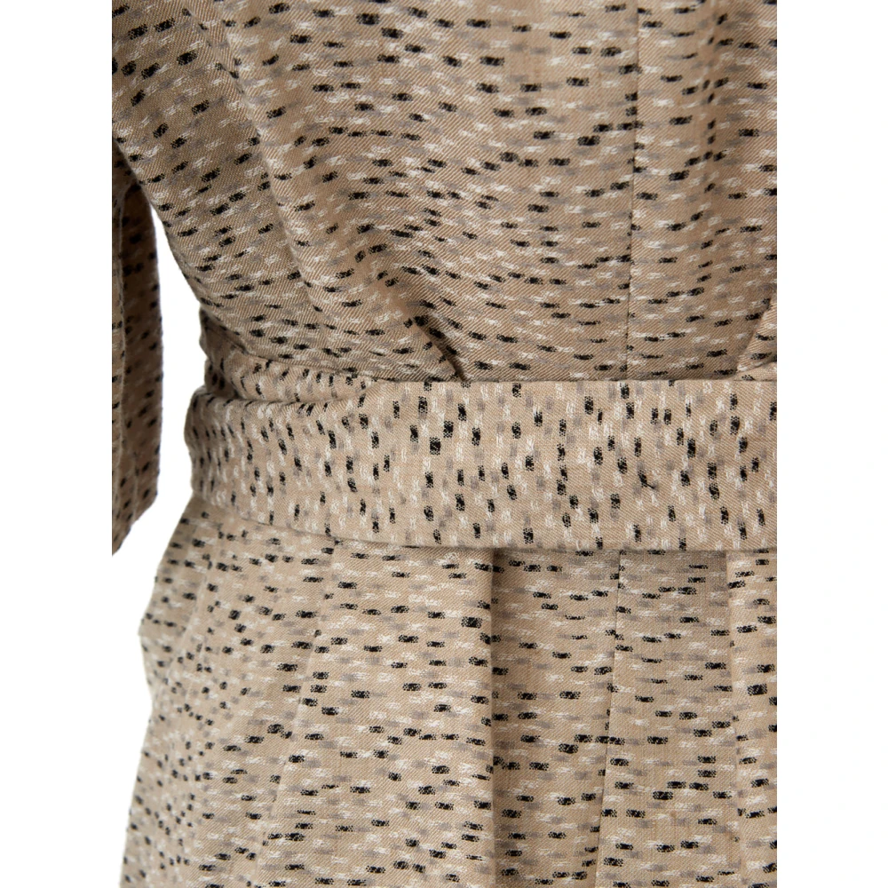 Lardini Stijlvolle Jas Kimono Beige Dames