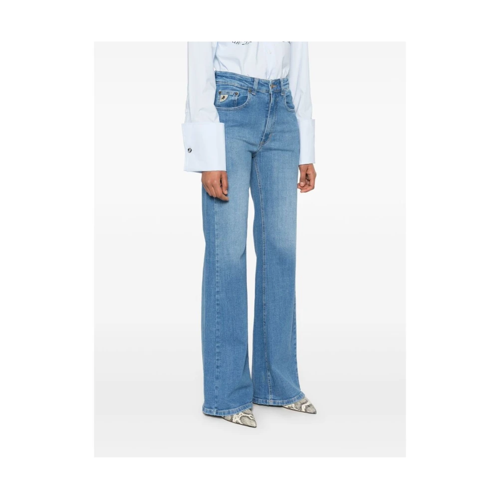 Lois Indigo Blauw Klassieke Vijf Zak Jeans Blue Dames