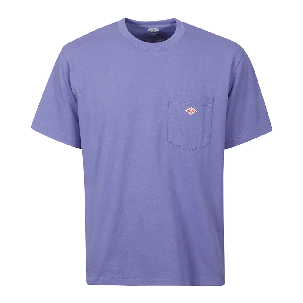 Danton Paarse Zak T-Shirt Korte Mouwen Purple Heren