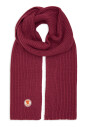 echarpe-unisexe-fuchsia-unie-a-cotes