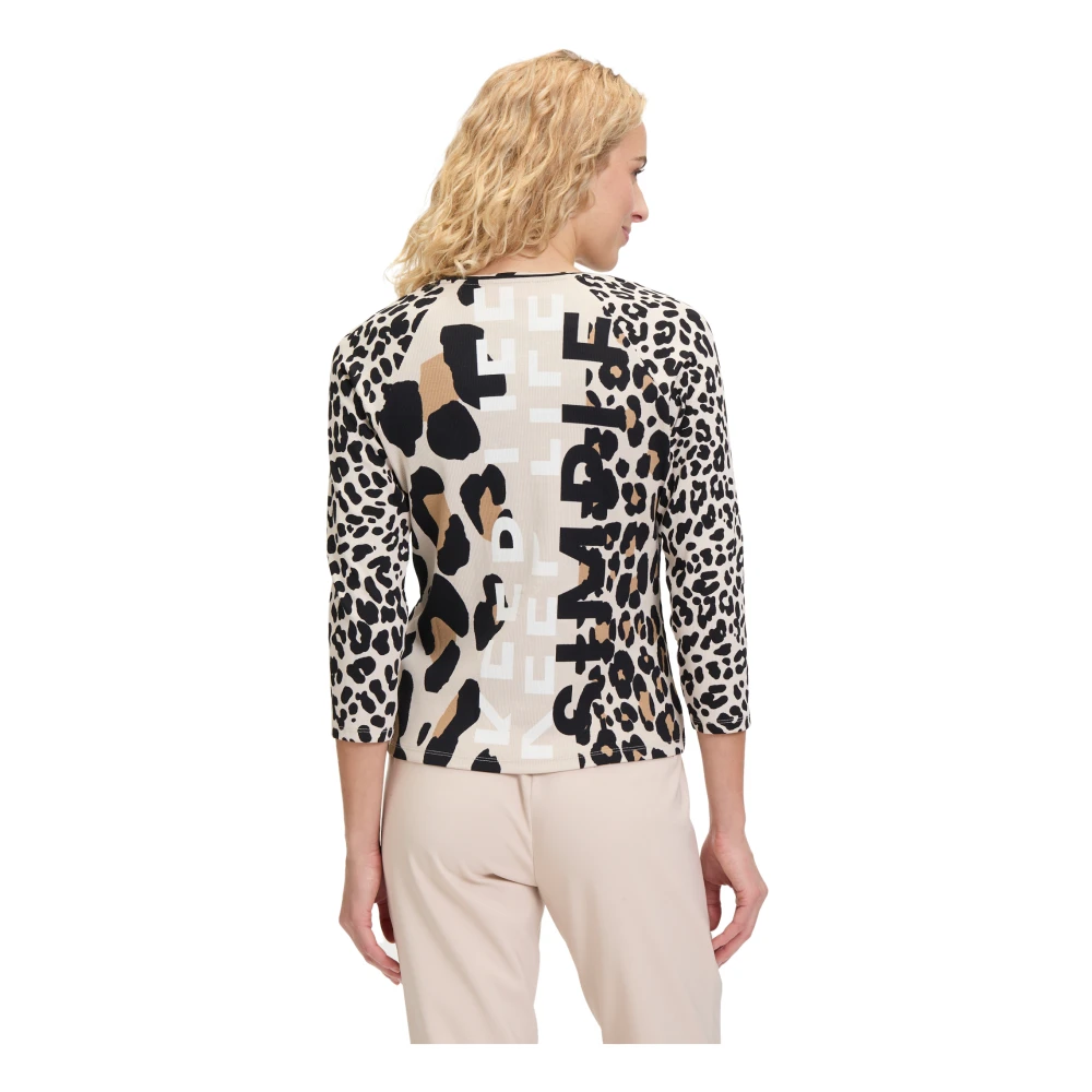 Betty Barclay Dierenprint Ritssluiting Shirtjas Multicolor Dames