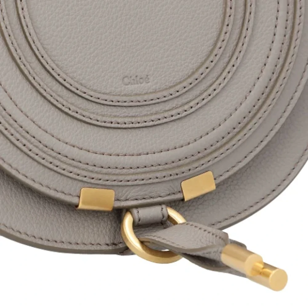 Chloé Leather handbags Gray Dames