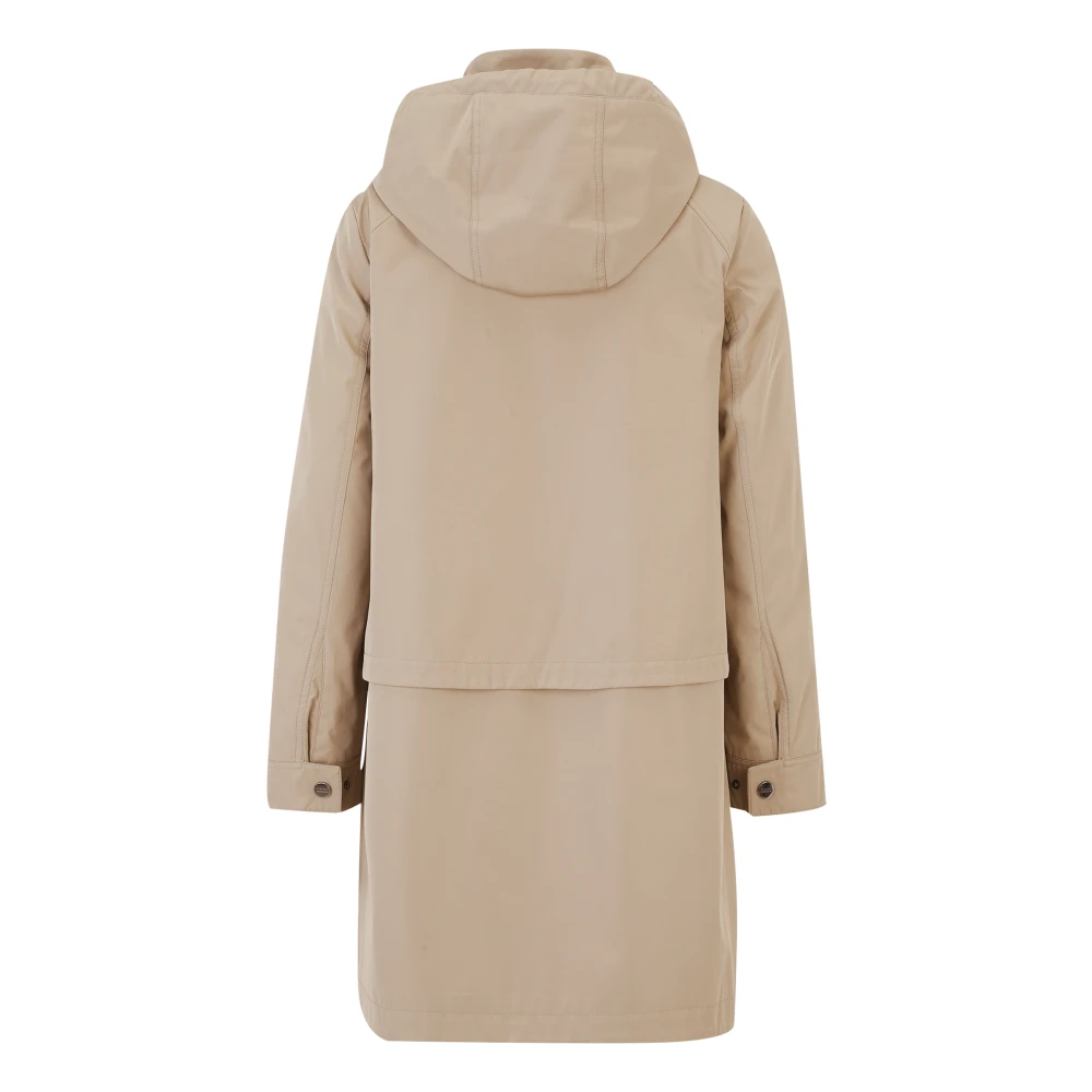 Betty Barclay Casual outdoorjas met afneembare capuchon Brown Dames