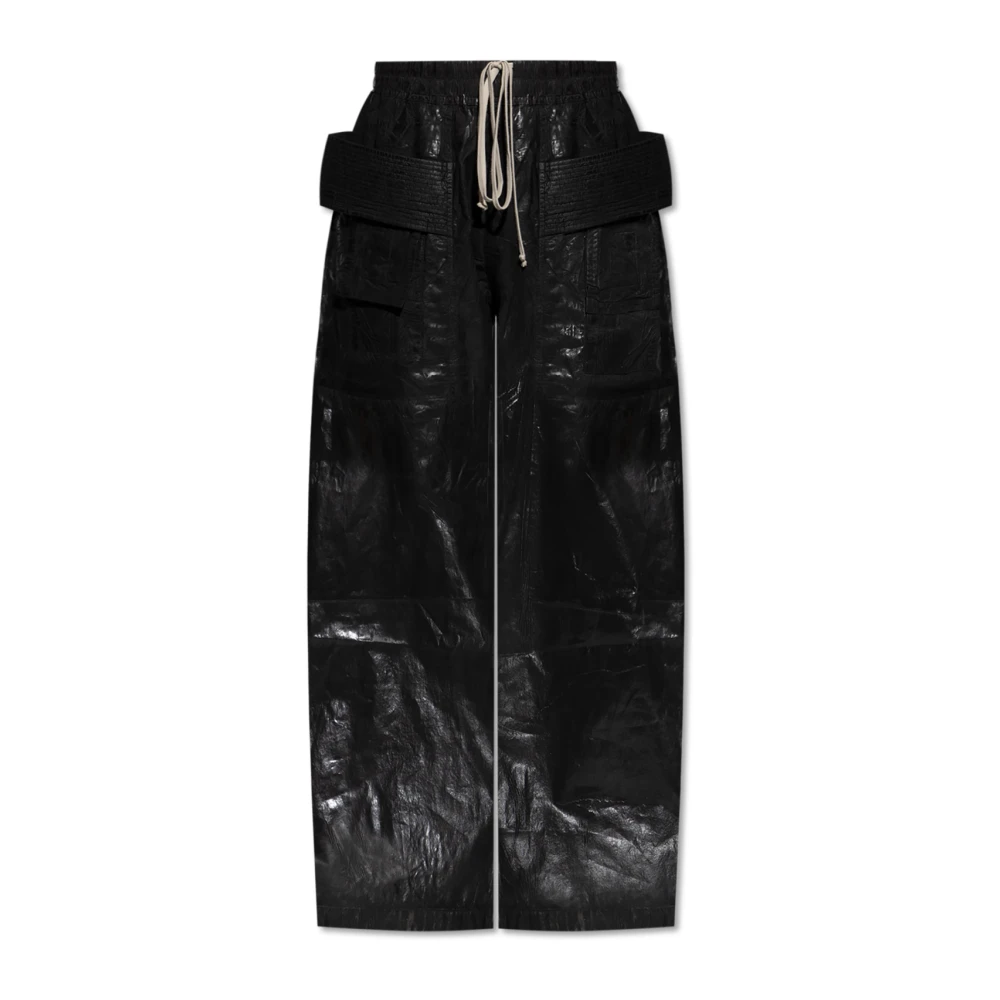 Rick Owens Creatch Broek Black Heren