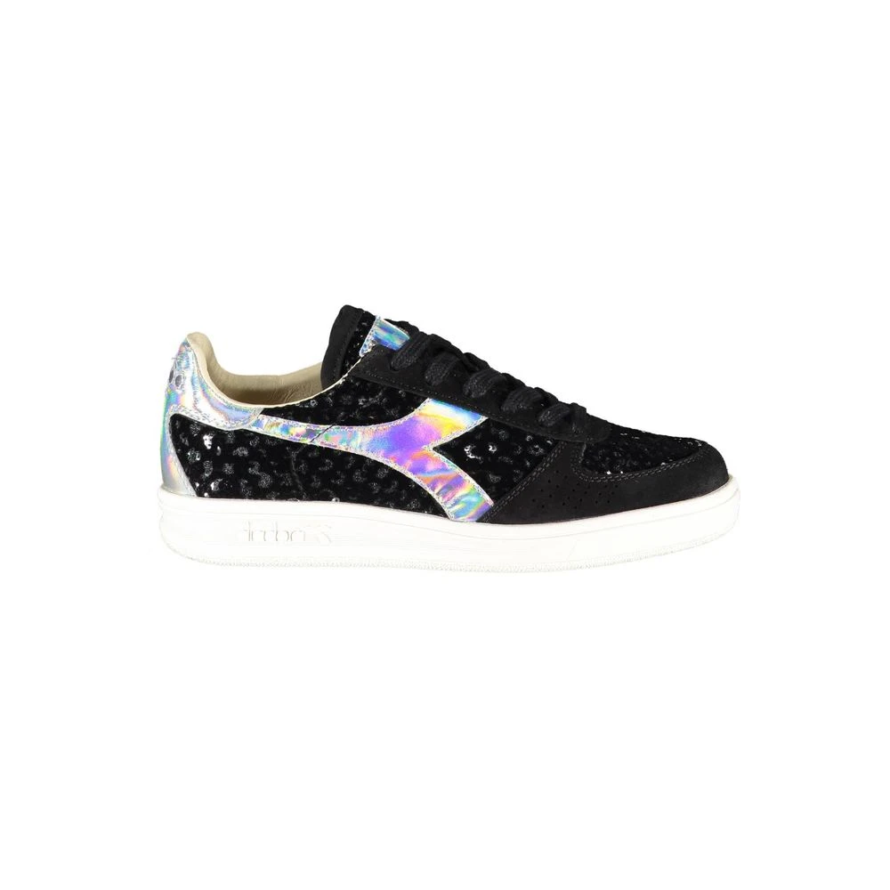 Diadora Elegante Sneakers met Contrastzool Dames Schoenen Zwart