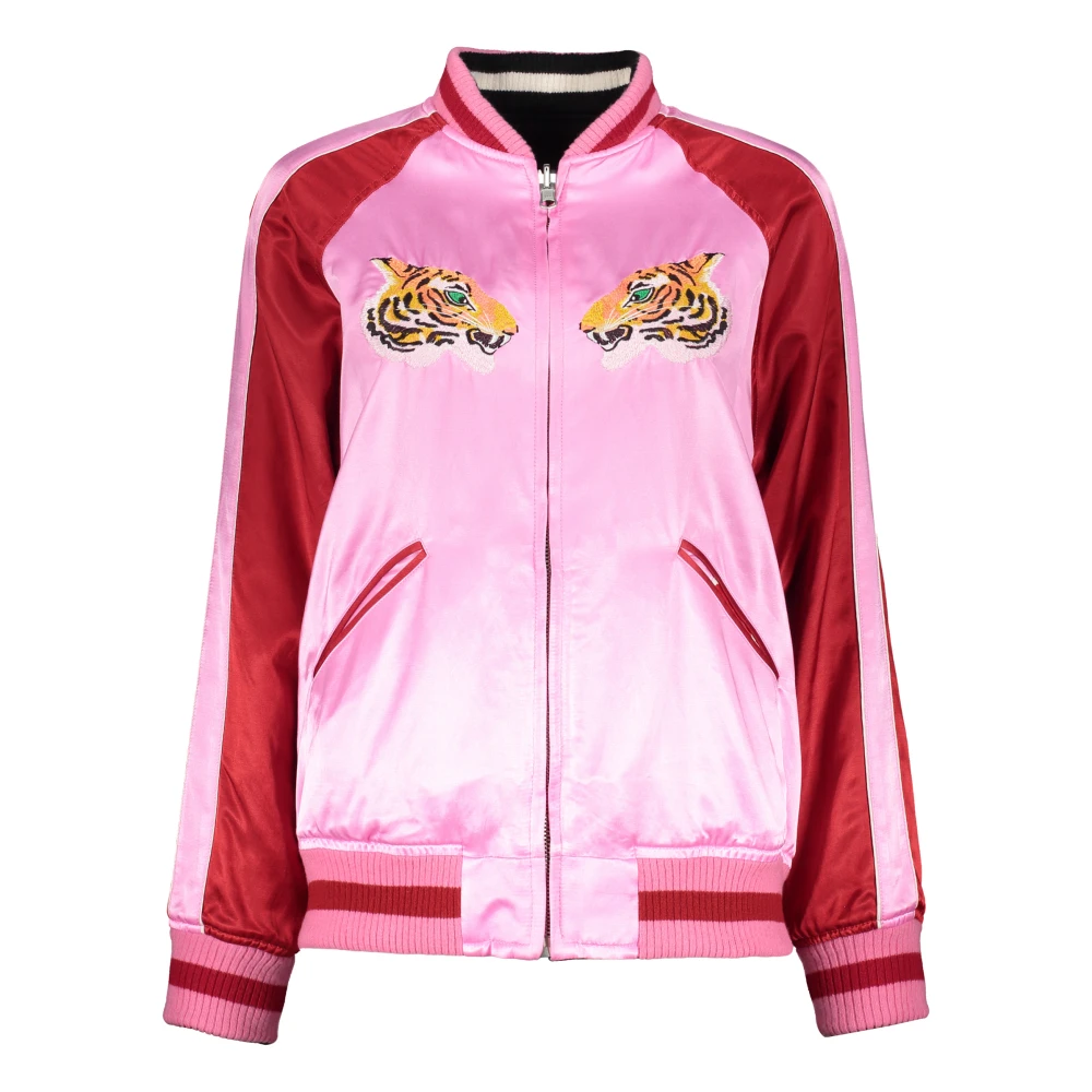 Kenzo Omkeerbare Wol Bomberjack Black Dames