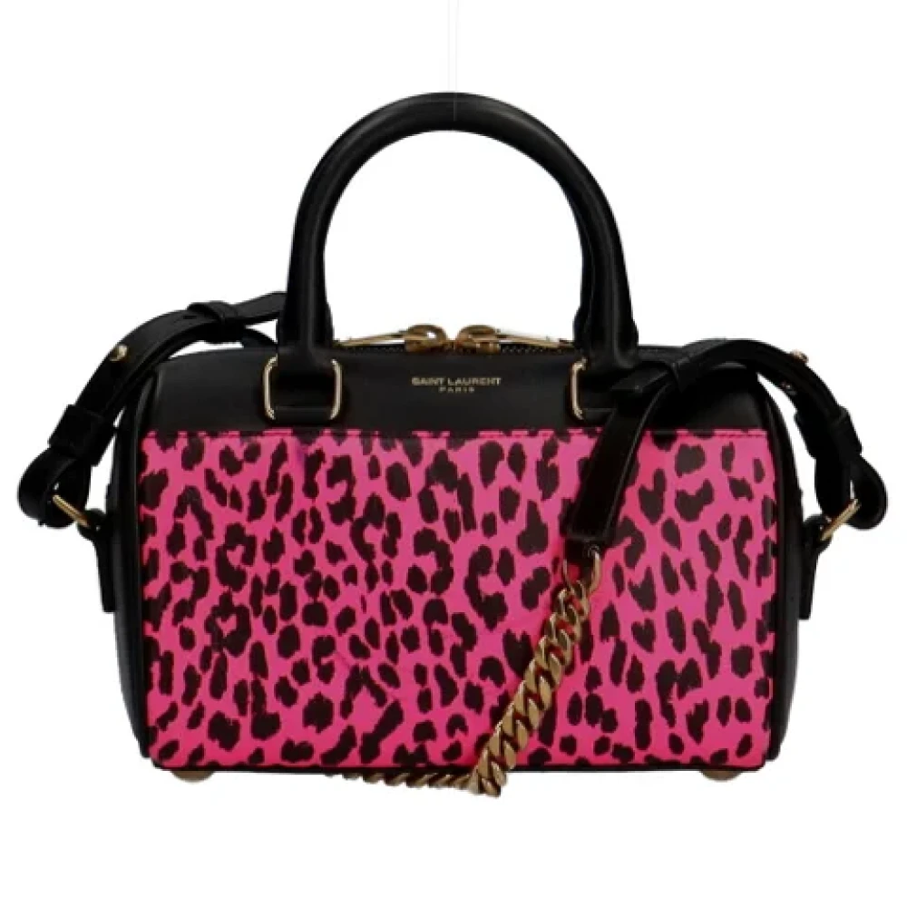 Yves Saint Laurent Vintage Pre-owned Fabric shoulder-bags Pink Dames