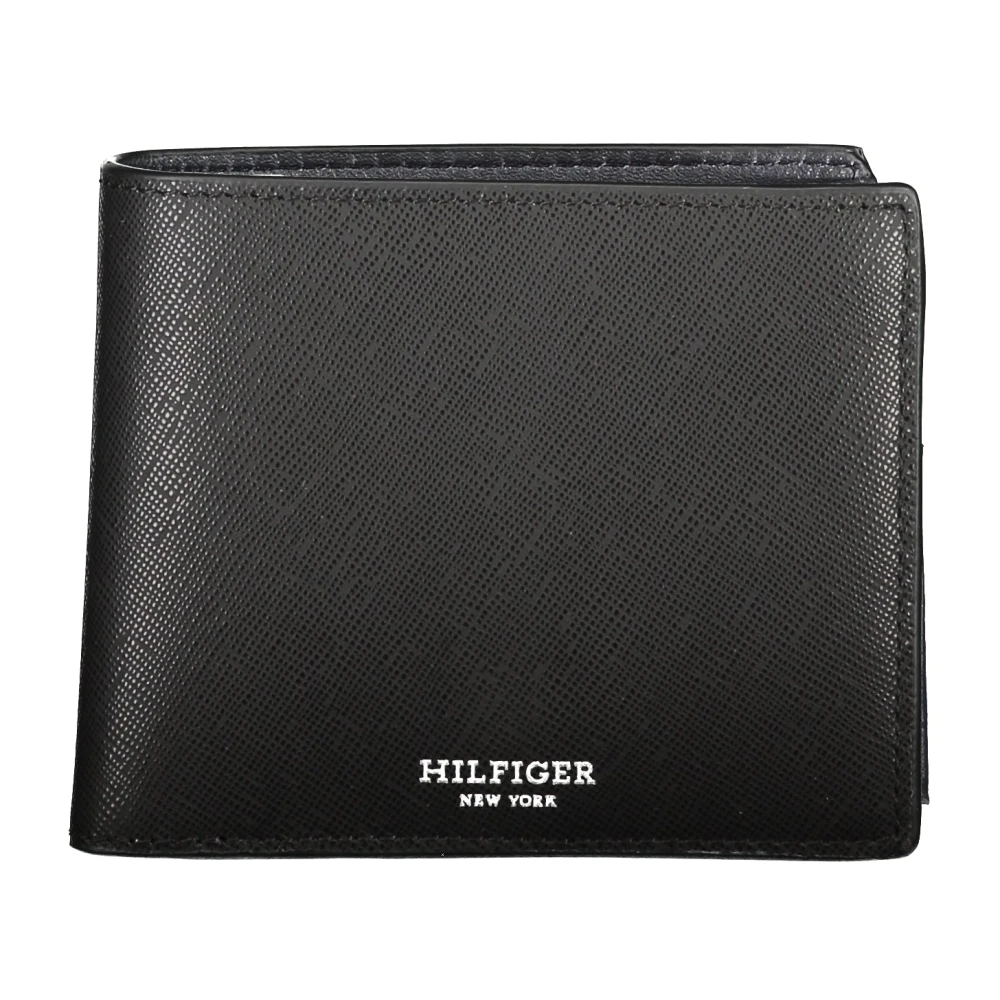 Tommy Hilfiger Heren Portemonnee Zwart Contrast Details Black Heren