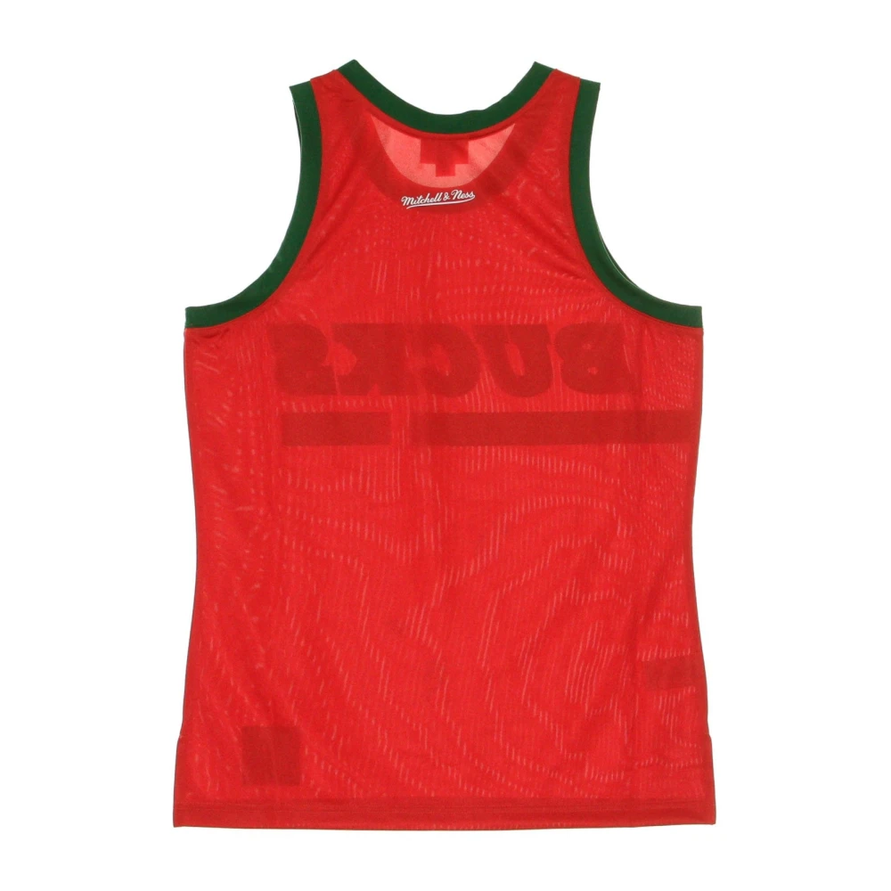 Mitchell & Ness NBA Team Heritage Basketball Tank Top Red Heren