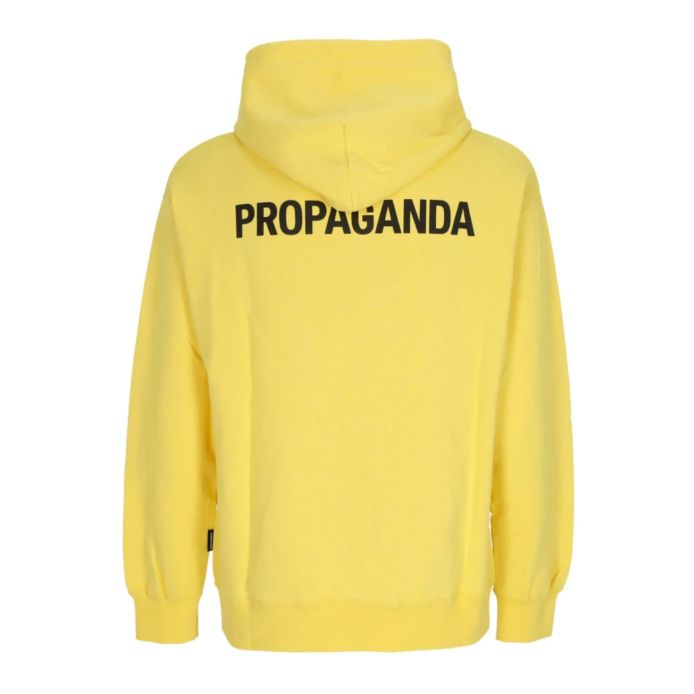 Propaganda Lichtgewicht Hoodie met Aurora-logo Yellow Heren
