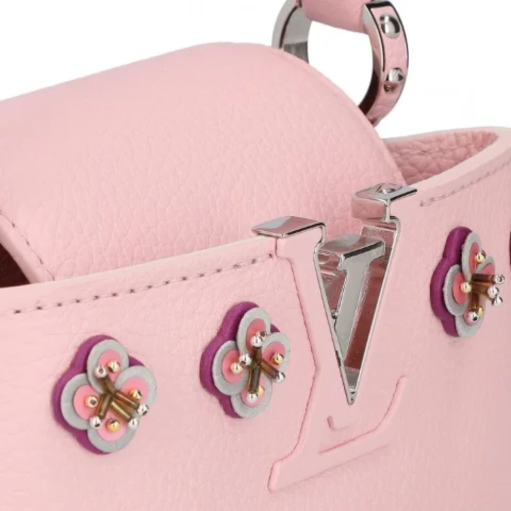 Louis Vuitton Vintage Pre-owned Leather handbags Pink Dames
