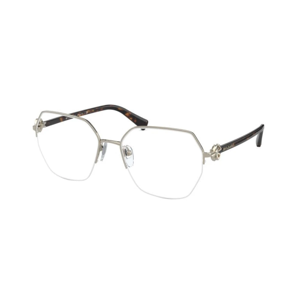 Bvlgari Stijlvolle Metalen Frame Bril Yellow Unisex