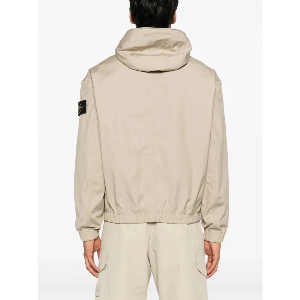 Stone Island Beige Winterjassen voor Mannen Beige Heren
